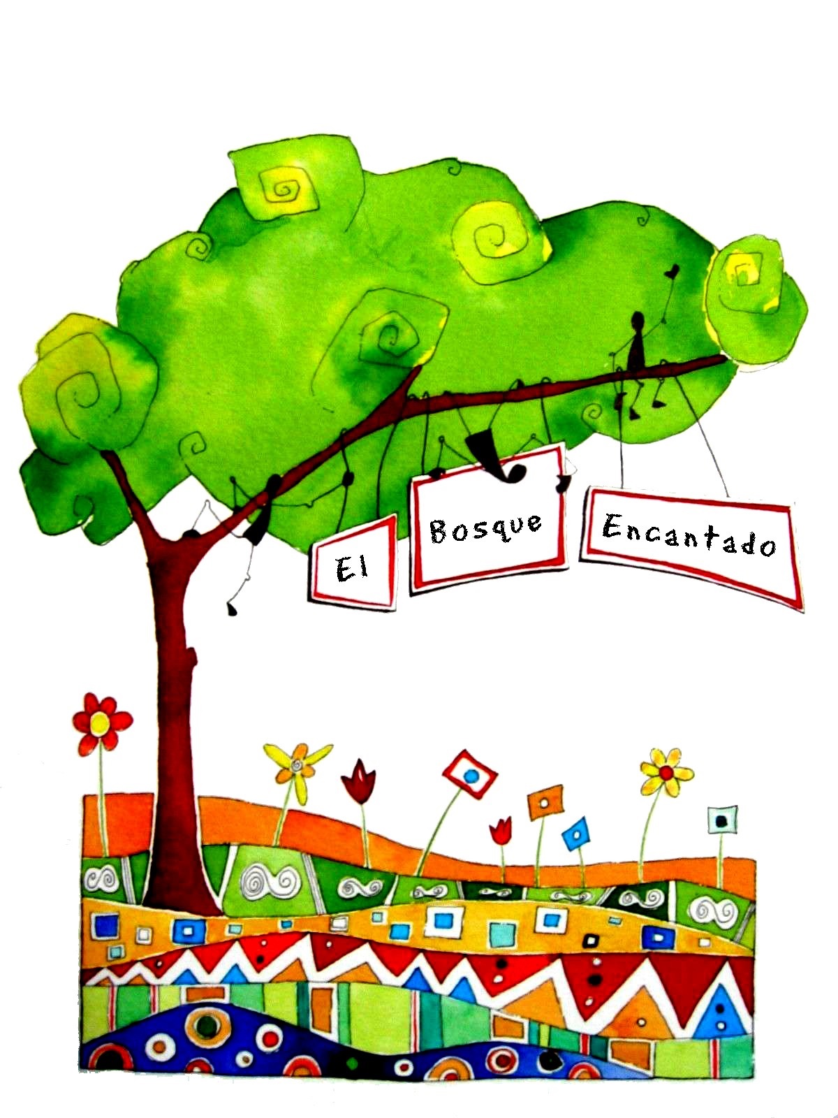 logo el bosque encantado